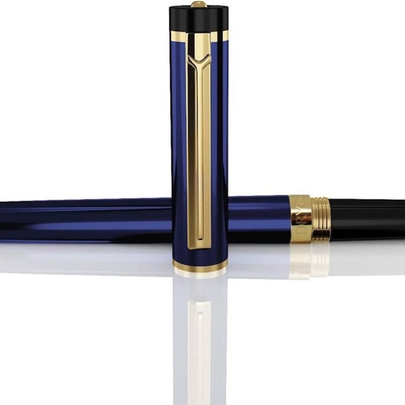 Set of 4 Dryden Designs Fountain Calligraphy Pens with ink Refills - Picture 8 of 9